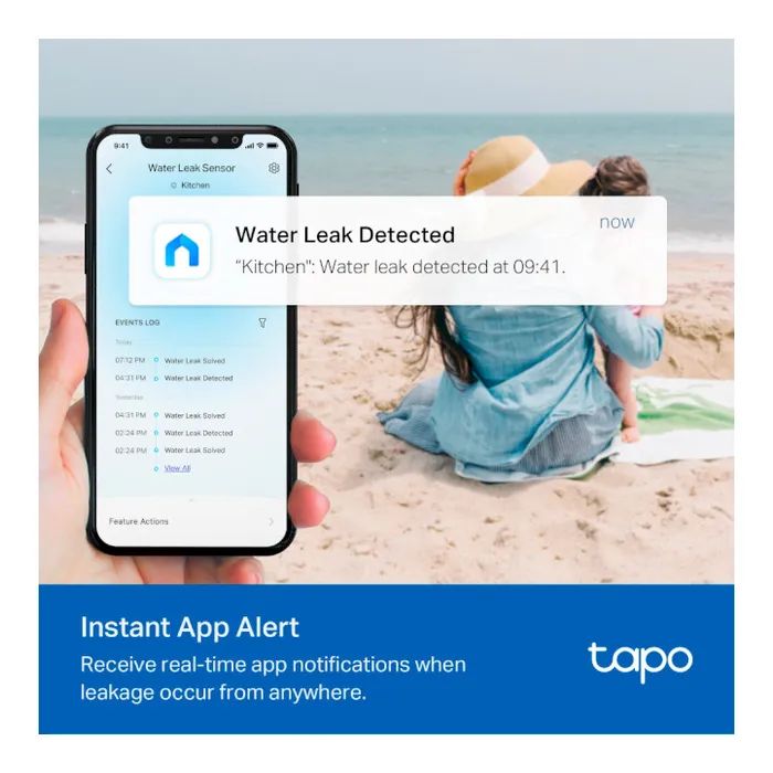 Датчик затопления TP-Link Tapo T300 smart (Tapo T300) изображение 6