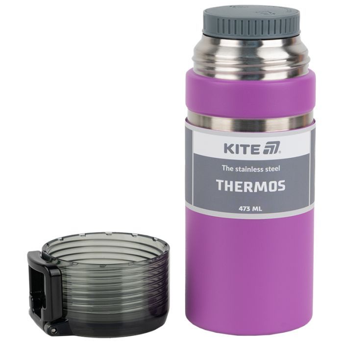 Термос Kite 473 мл фіолетовий (K25-320-3) изображение 2