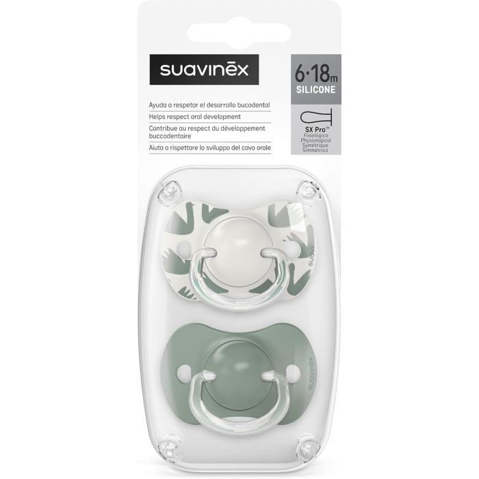 Пустышка Suavinex A walk in the park фізіологічна 2 шт. 6-18 місяців, рожева (308274) изображение 5