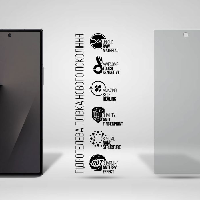 Пленка защитная Armorstandart Hydrogel Anti-spy на внешний дисплей Samsung Fold 7 (SM-F966) (ARM87453) изображение 2