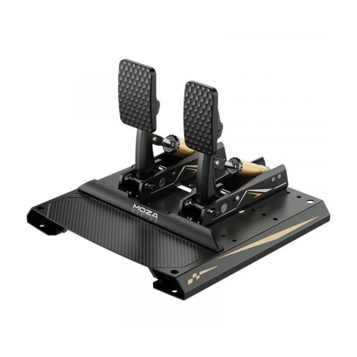 Педали игровые MOZA Racing CRP2USB тензодатчик 200 кг карбонова підставка Black (RS066_Moza) изображение 6