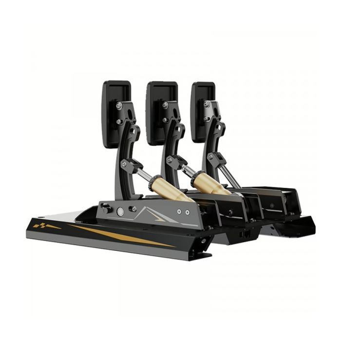 Педалі ігрові MOZA Racing CRP2 USB тензодатчик 200 кг карбонова підставка Black (RS066_Moza) зображення 6