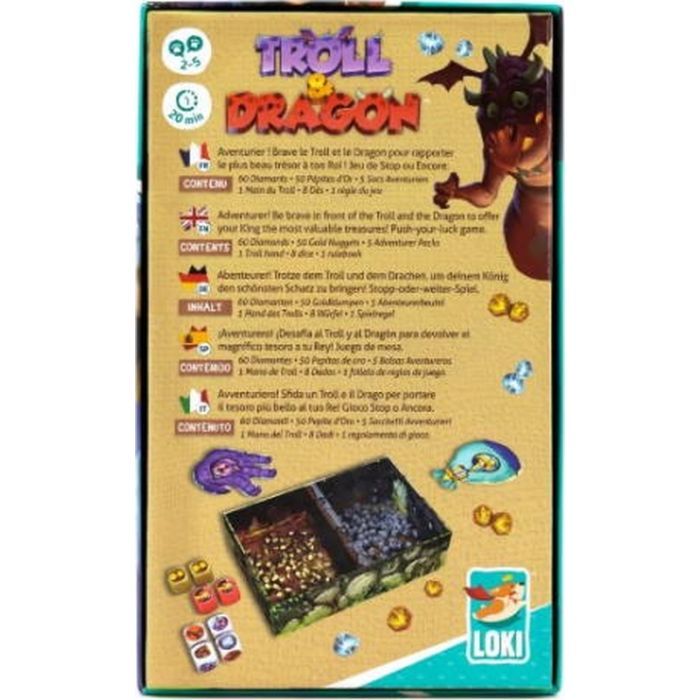Настольная игра LOKI Тролль и Дракон (Troll and Dragon) (англ.) + правила на украинском языке (51475_EU) изображение 3