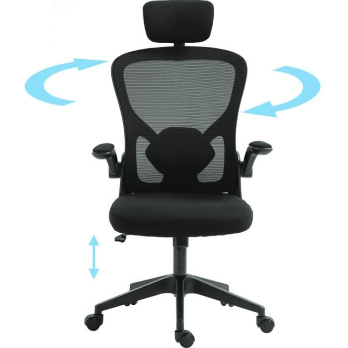 Кресло игровое Sandberg ErgoFusion Gaming Chair Basic Black (640-97) изображение 7