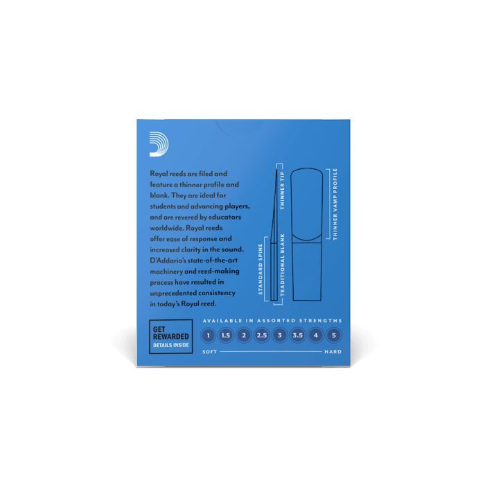 Трость для саксофона D'Addario Royal - Alto Sax #3.0 - 10 Pack (RJB1030) изображение 3