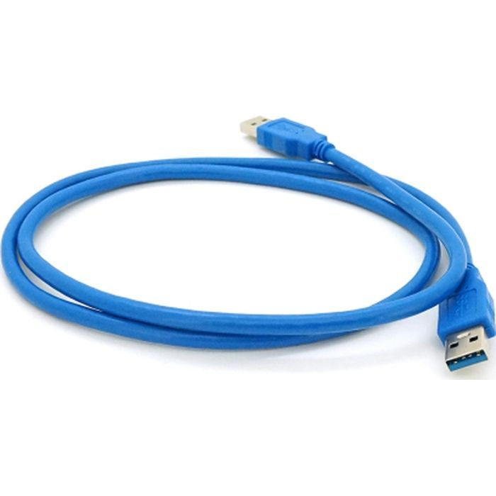 Дата кабель USB 3.0 AM/AM 1.5m blue Voltronic (YT-3.0AM+AM-1.5) изображение 2