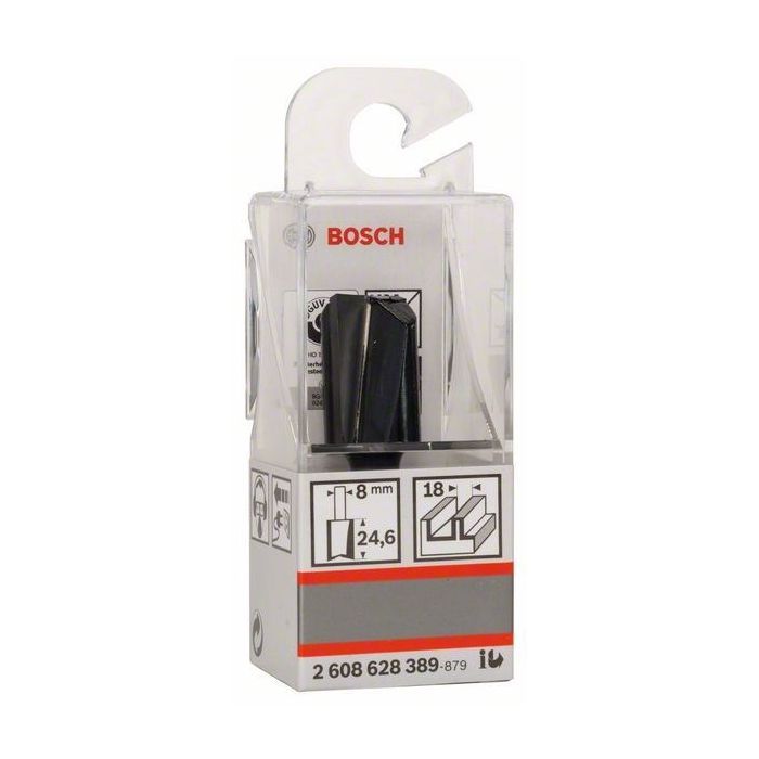 Фреза Bosch Professional пазовая с двумя лезвиями, Std, S8, D18, L25 (2.608.628.389) изображение 5