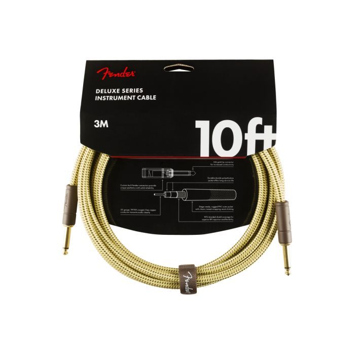 Инструментальный кабель Fender Cable Deluxe Series 10' Tweed (228463)