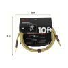 Инструментальный кабель Fender Cable Deluxe Series 10' Tweed (228463) изображение 2