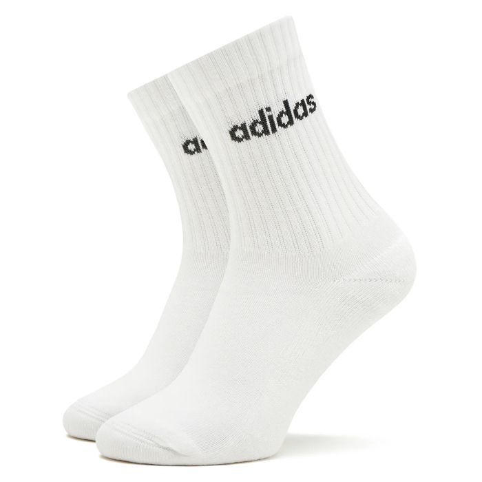 Шкарпетки Adidas C LIN CREW HT3455 3P білий, чорний S (37-39) (4066746240748) зображення 2