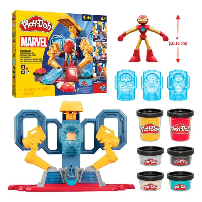 Набір для творчості Hasbro Play-Doh Marvel Айрон-Мен "Залізна людина" (G0035)