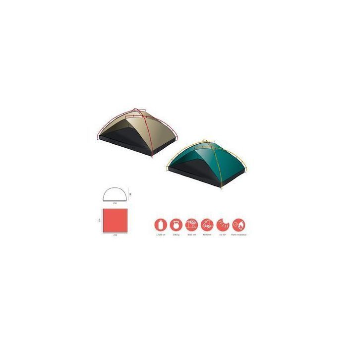 Палатка Grand Canyon Tonto Beach Tent 4 Blue Grass (330023) (DAS303318) изображение 2