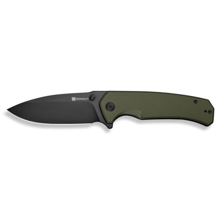 Нож Sencut Skarnax, Darkwash, зелений G10 (S24025-2)