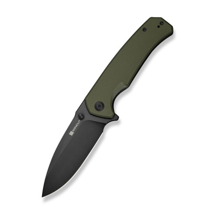 Нож Sencut Skarnax, Darkwash, зелений G10 (S24025-2) изображение 2