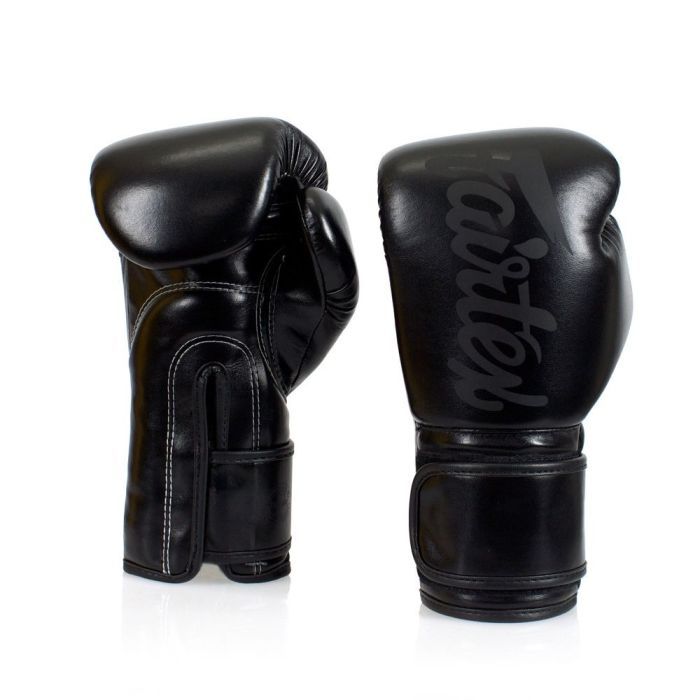 Боксерские перчатки Fairtex BGV14SB Black 10 унцій (бинти в комплекті) (BGV14SB_10oz_Black) изображение 3