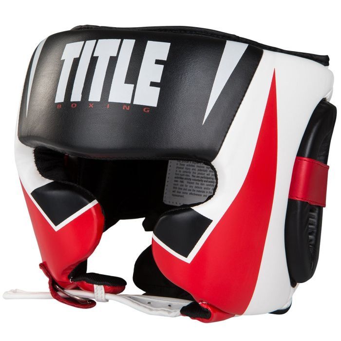 Боксерский шлем Title MMA Command Black/White/Red M (XCHGT M BK/WH/RD) изображение 2
