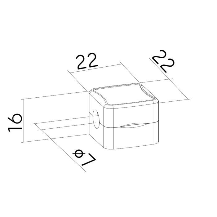 Тримач для кабелю OfficePro CM002B, magnetic clasp, 6шт=1пак, back (CM002B) зображення 4