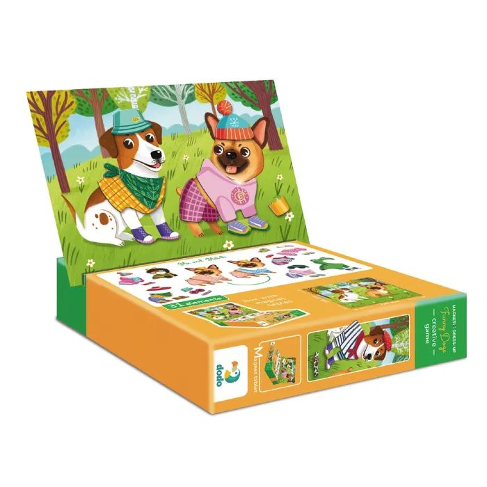 Навчальний набір DoDo Магнітна гра Одягалка Кумедні пси (200278) зображення 3