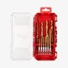 Набір свердл Milwaukee по металу PACKOUT RedHEX HSS-G TiN, 10шт (4932493865)