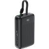 Батарея універсальна Acefast 20000mAh 22,5W PD, QC/3.0 USB-A+USB-C In/Out,build-in cable M14 Black (6974316283966)