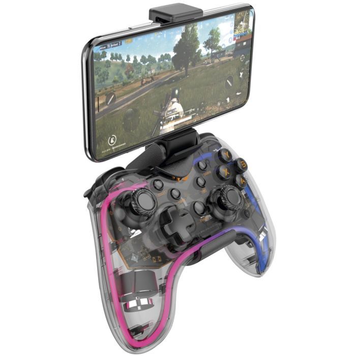 Геймпад Havit HV-G180BT RGB Transparent (HV-G180BT) зображення 2