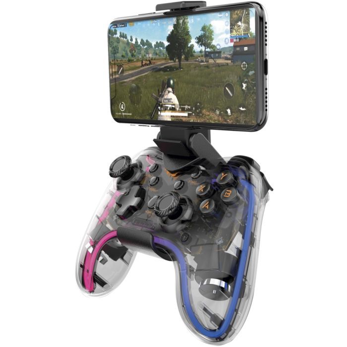 Геймпад Havit HV-G180BT RGB Transparent (HV-G180BT) зображення 3