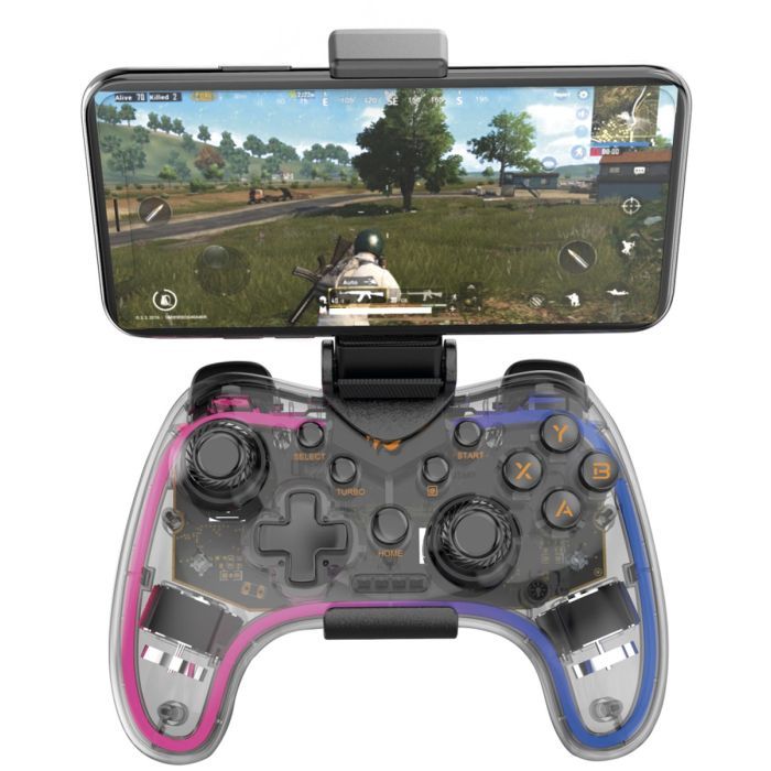 Геймпад Havit HV-G180BT RGB Transparent (HV-G180BT) зображення 4