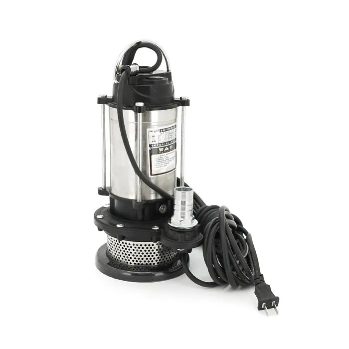 Заглибний насос Voltronic 550W, 220V, до 2 м³/год, підйом до 13м, 25мм, INOX, 375х195х200мм, 4,380кг + перехідник (YT-P-550-13)