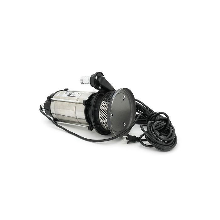 Заглибний насос Voltronic 550W, 220V, до 2 м³/год, підйом до 13м, 25мм, INOX, 375х195х200мм, 4,380кг + перехідник (YT-P-550-13) зображення 2