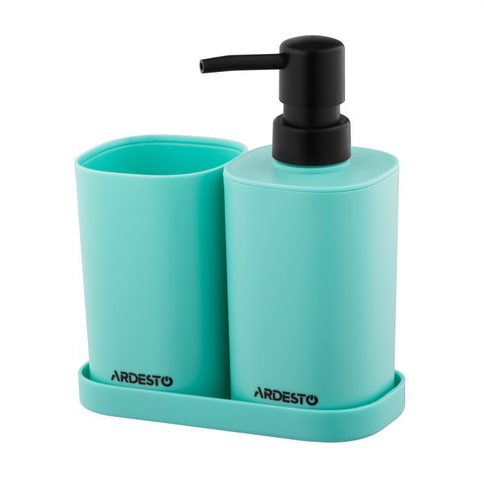 Набор для ванной комнаты Ardesto Vigor 3 предмета Бежевый 380 мл (ARHB3106MB)