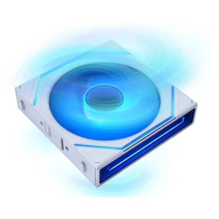 Кулер для корпуса Lian Li Uni Fan SL-INF WIRELESS 120-3, White (G99.12SLIN1W3W.00) изображение 7