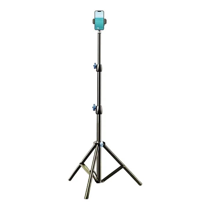 Штатив RTAKO RLD-001 1.7M Matte Carbon Steel Tripod Black (6975068278620)
