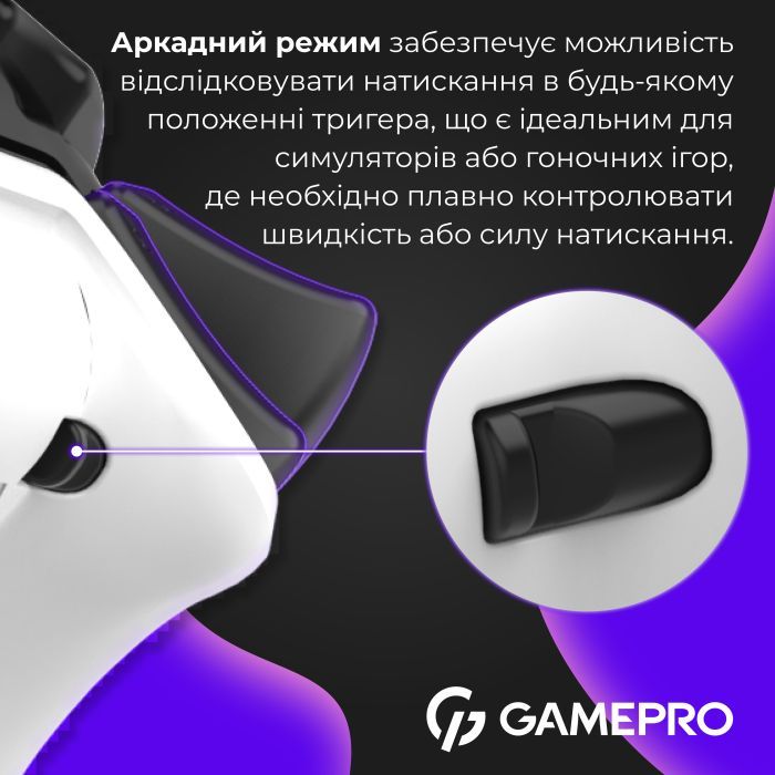 Геймпад GamePro GPS20B 2.4G/BT 5.1/USB (Switch/PC/PS/iOS/Android) RGB Black (GPS20B) изображение 7