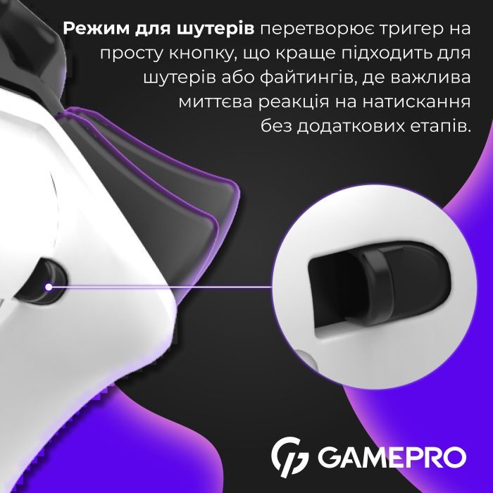Геймпад GamePro GPS20B 2.4G/BT 5.1/USB (Switch/PC/PS/iOS/Android) RGB Black (GPS20B) изображение 8