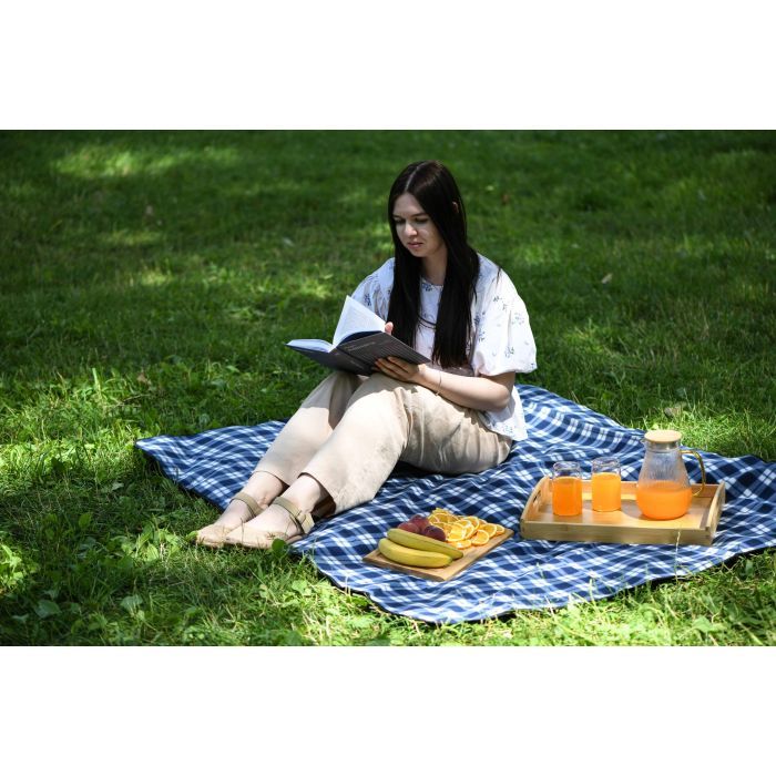 Плед Ardesto Picnic 130х170см, 100% поліестер, клітинка синій (ART0916BC) зображення 10