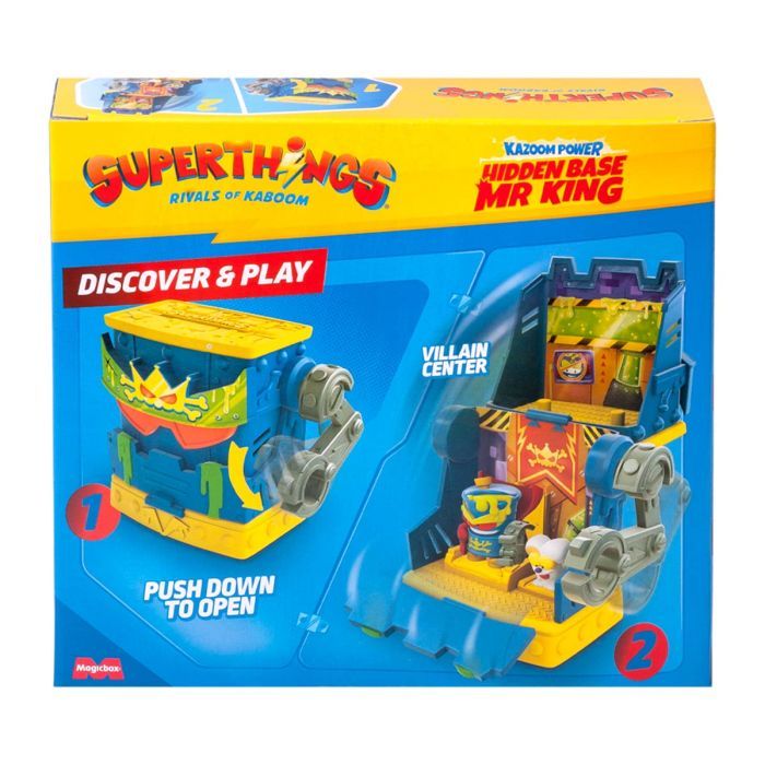 Ігровий набір SuperThings серії Kazoom Power - Прихована база Містера Кінга (PSTSP112IN240) зображення 6