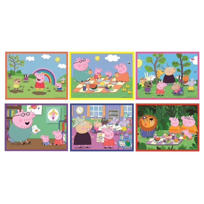 Кубики Clementoni пазл Peppa Pig, 12 элементов (41195) изображение 3