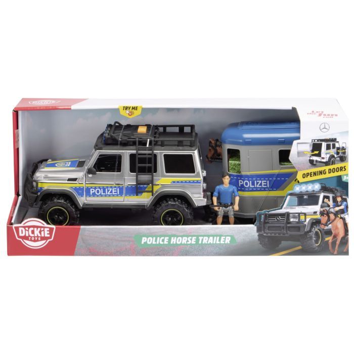 Спецтехніка Dickie Toys набір Поліція Перевезення коней (3717007) зображення 2