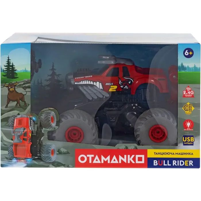 Радиоуправляемая игрушка Otamanko Танцующая машинка BULL RIDER, красный (С006 red) изображение 8