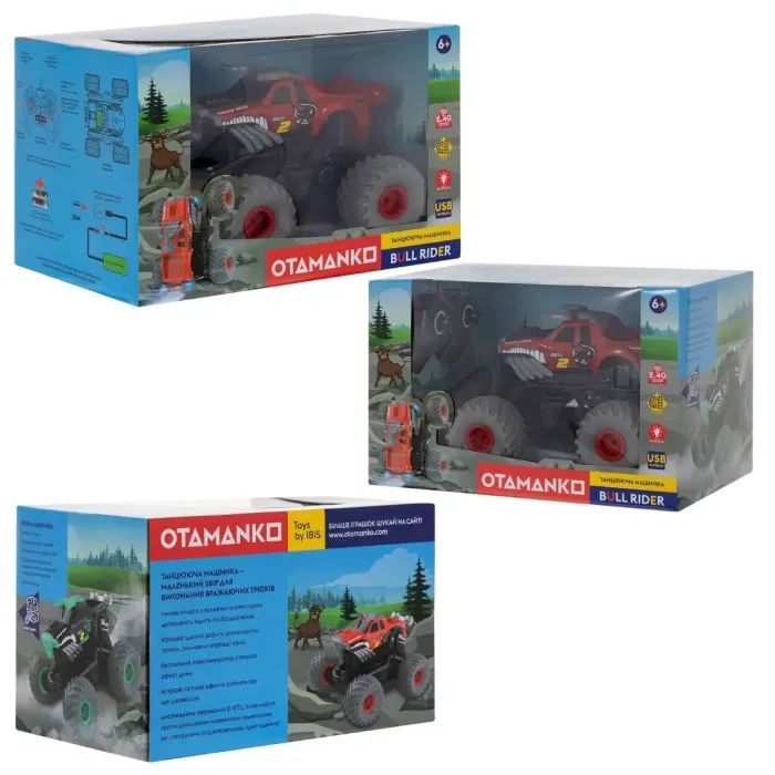 Радиоуправляемая игрушка Otamanko Танцующая машинка BULL RIDER, красный (С006 red) изображение 9