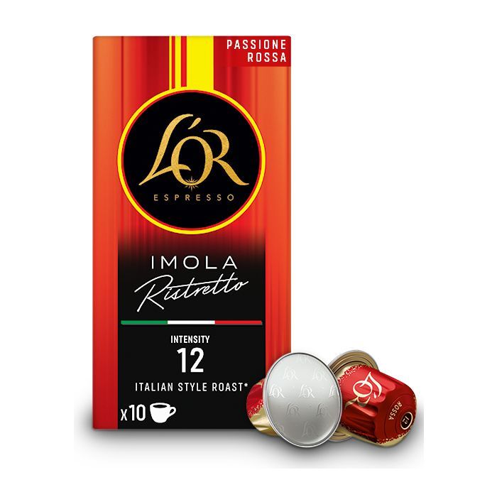 Кава L'OR Passione Rossa Ristretto Imola в капсулах 10 шт (8711000579145)