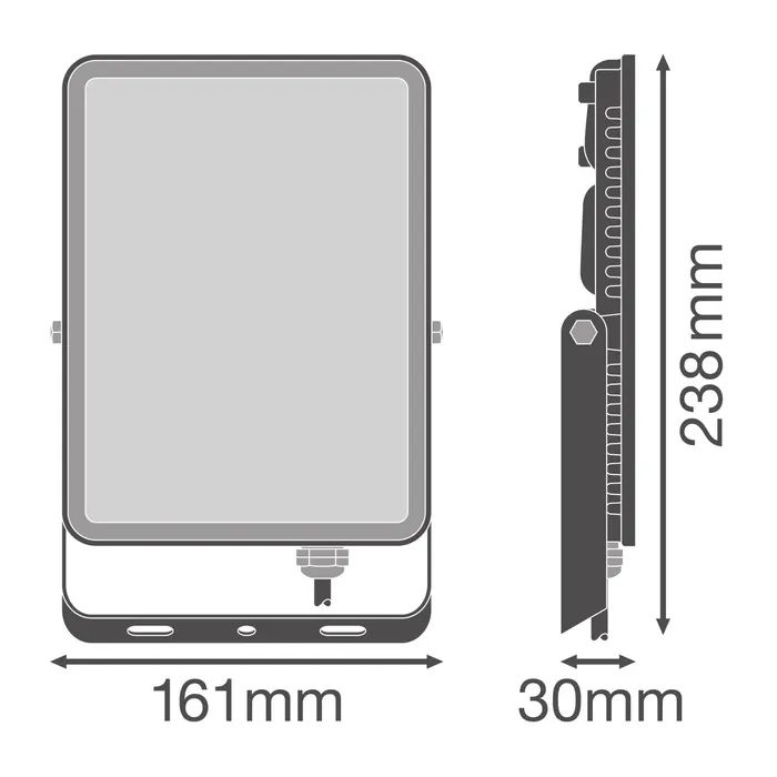 Прожектор LEDVANCE FL ESSENTIAL 50W 830 BK IP65 (4058075768116) зображення 8