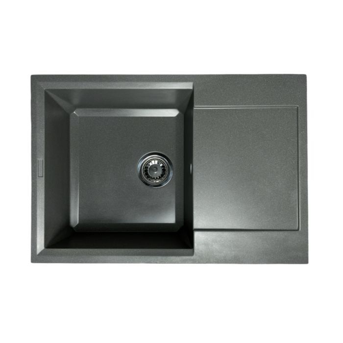 Мойка кухонная Adamant Horizon Medium сірий + змішувач (4824296104404) изображение 3