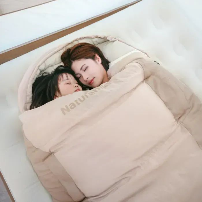 Спальний мішок Naturehike овальний PS200 CNK2350WS026, бежевий (6976507664226) зображення 5