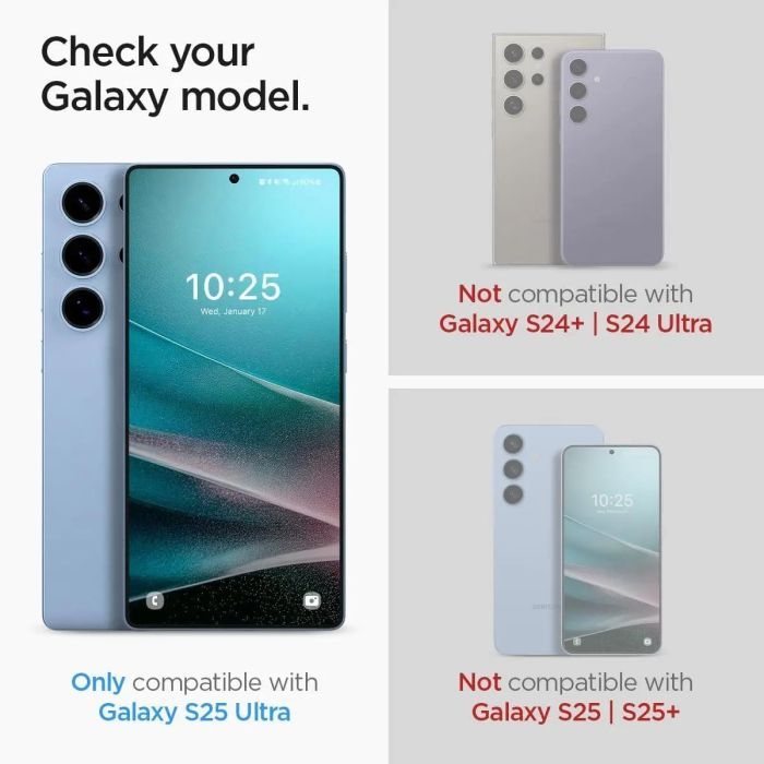 Стекло защитное Spigen tR EZ Fit HD Samsung Galaxy S25 Ultra 2 pcs (AGL09082) изображение 8