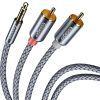 Кабель мультимедійний 3.5mm M to 2xRCA M 3.0m Essager (EYPZJ-MYC0G) зображення 2