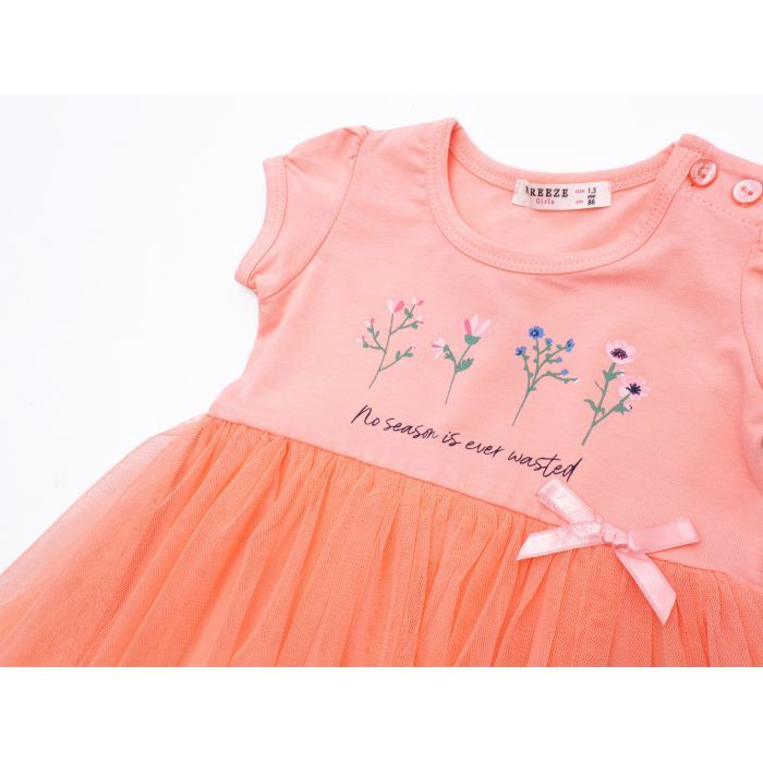 Плаття дитяче Breeze з квіточками (21624-104G-peach) зображення 2