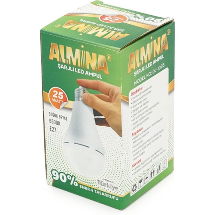 Лампочка Almina DL-1025 25W, 2700Лм, 6500K (DL-1025) изображение 3