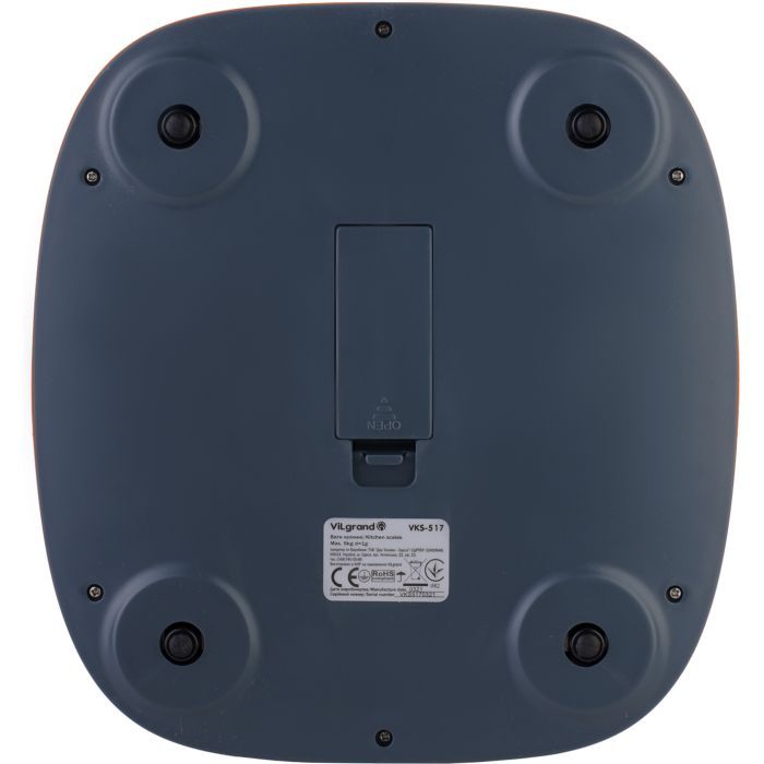 Ваги кухонні Vilgrand VKS-517 gray зображення 8