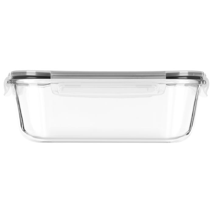 Пищевой контейнер Ardesto Gemini прямокутний, 1.06л, боросилікатне скло, прозорий (AR1210BRC) изображение 4